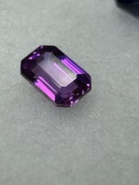 Image 11 of Heated Natural Tanzanite Purple pink, emerald cut, 6.75ct