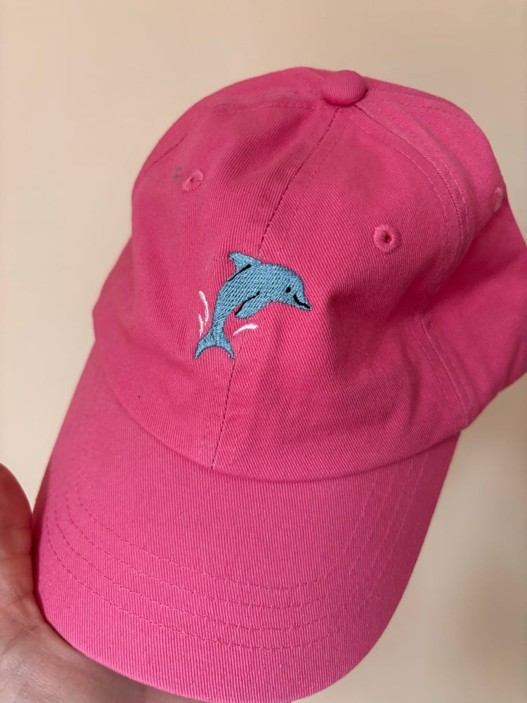 Image of Kids pink chino cap