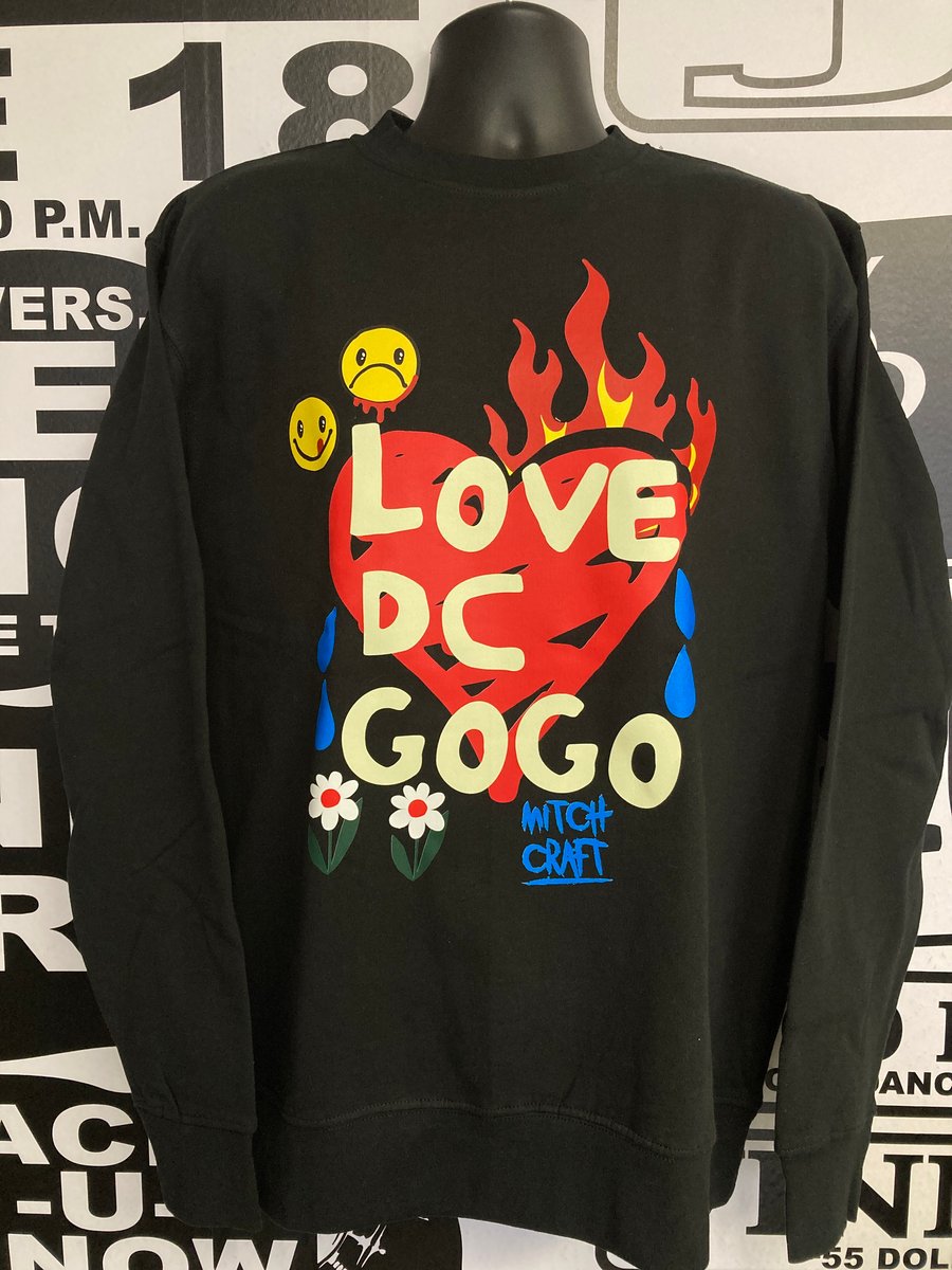 Image of LOVE DC GOGO/MITCHCRAFT Burning Love CREWNECKs sweatshirt