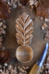 Image 1 of Oak Leaf—Coffee Scoop