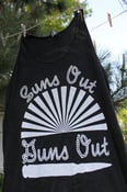 Image of SUNS OUT GUNS OUT tank - heather black