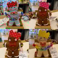 Image 2 of Felt Gingerbread decoration ready made
