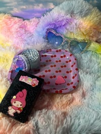 Image 1 of My melody 🖤 sparkle to go case 💕