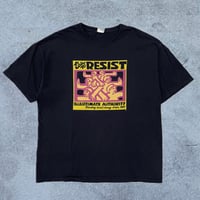 Image 1 of 2000s REFUSE ILLEGITIMATE AUTHORITY TEE - SIZE XL