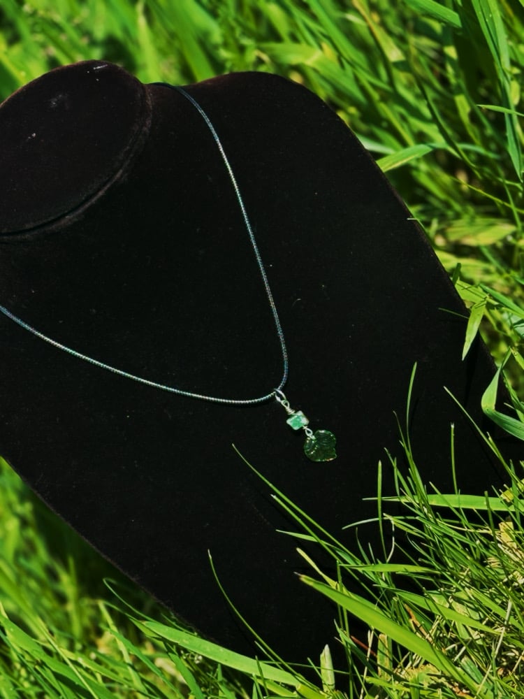 Image of "Rooted" Necklace w/ Tree Agate