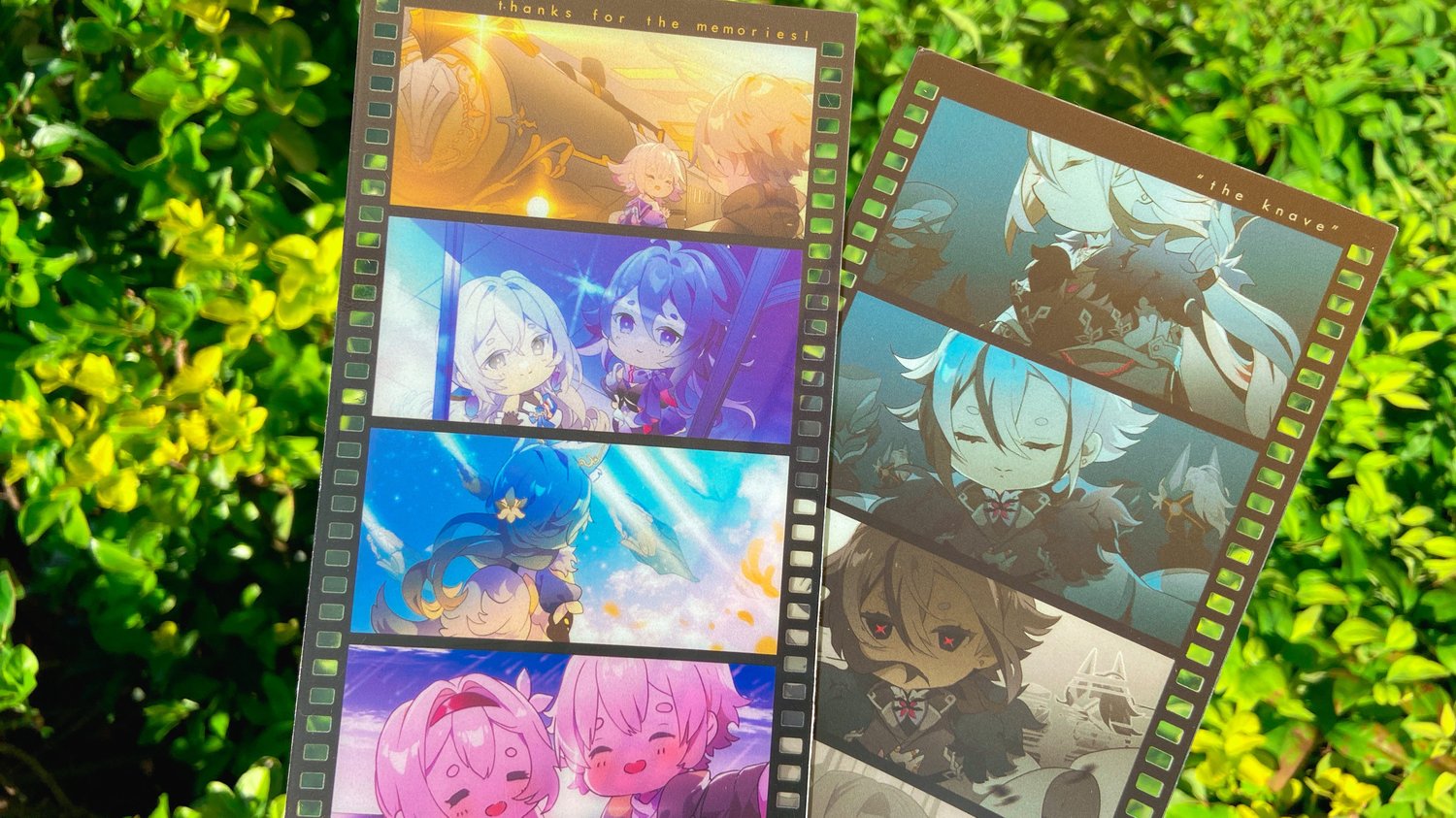 Image of clear film print set (free limited gift with every $30 purchase!)