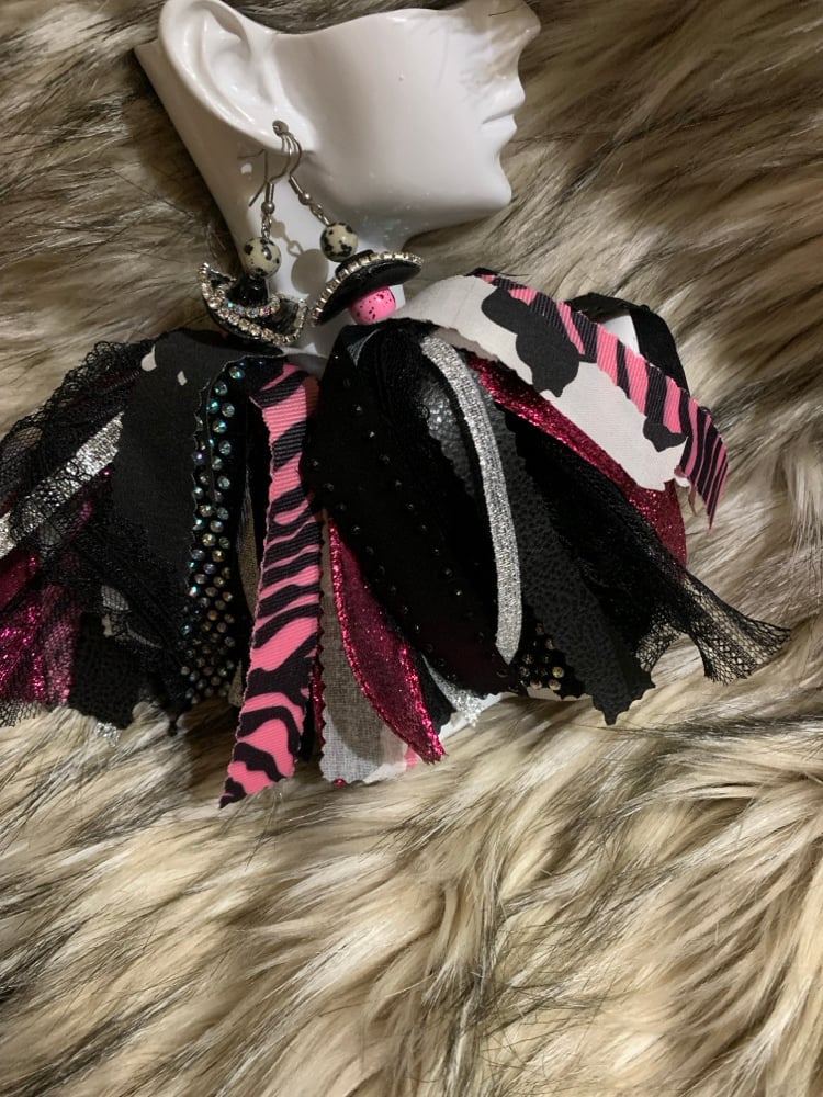 Image of Cowgirl Tassel Earrings #1