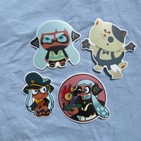 Agents and Judge Cats Stickers