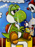 Yoshi Dabs Holographic artprint 