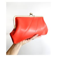 Image 1 of Chili Leather Clutch