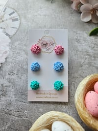 Image 1 of Pastel Dahlia Studs