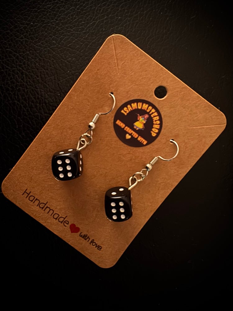 Image of DICE DROP EARRINGS