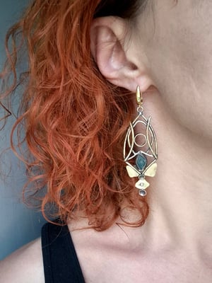 Apatite earrings 