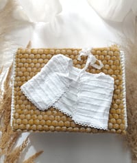 Image 3 of Newborn Photo Prop Set | for Photoshoot |  Nikki | panties | top | off white