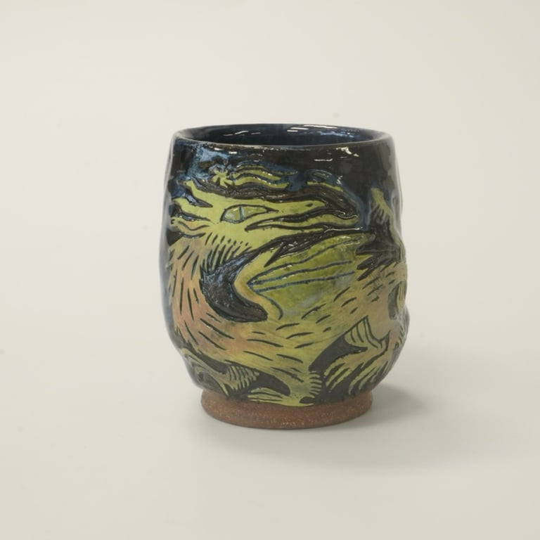 Green dragon tumbler