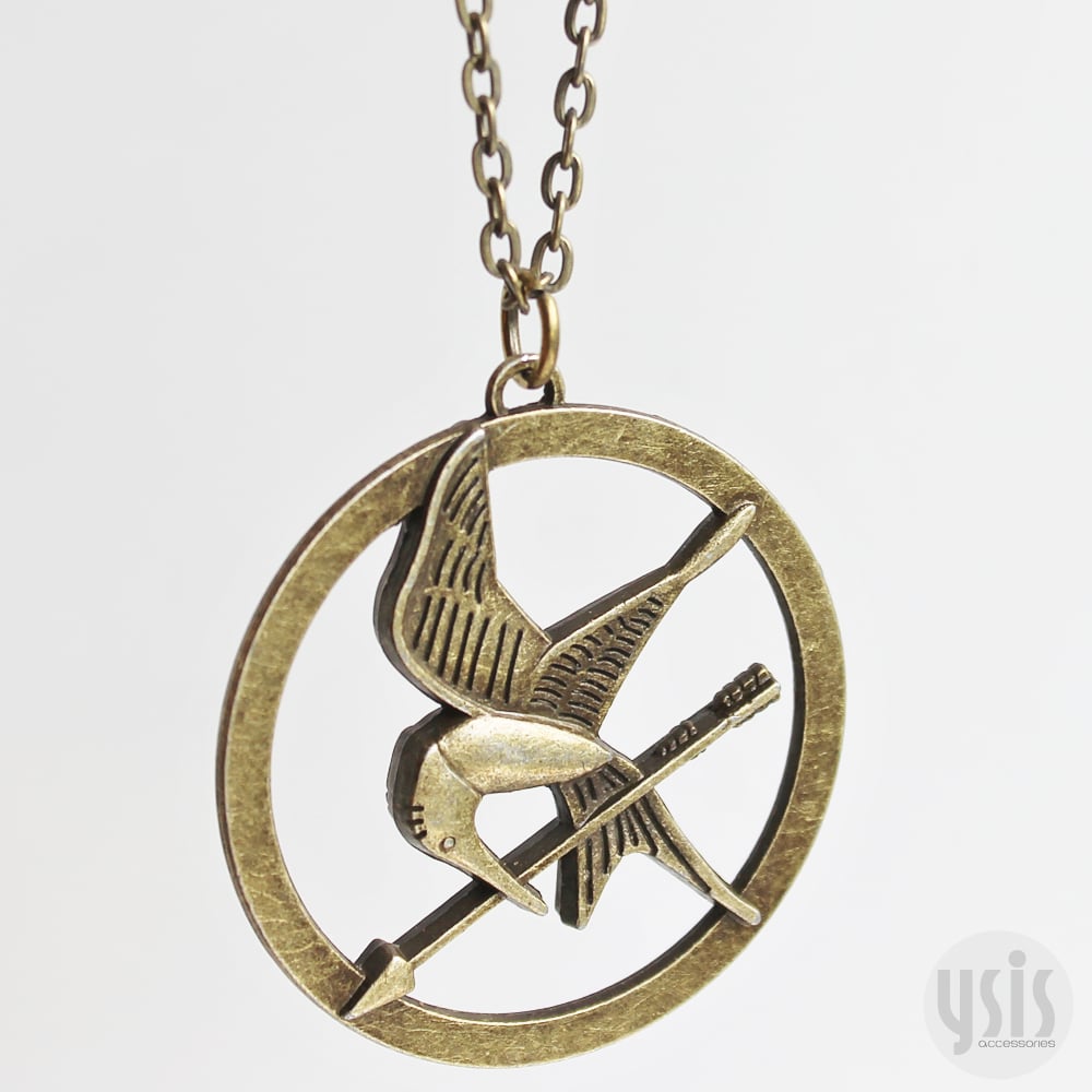 Hunger Games Movie Mockingjay Triple Chain Necklace
