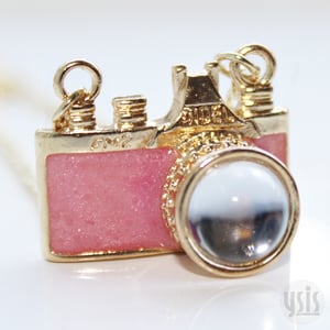 Image of Camera Crystal Necklace