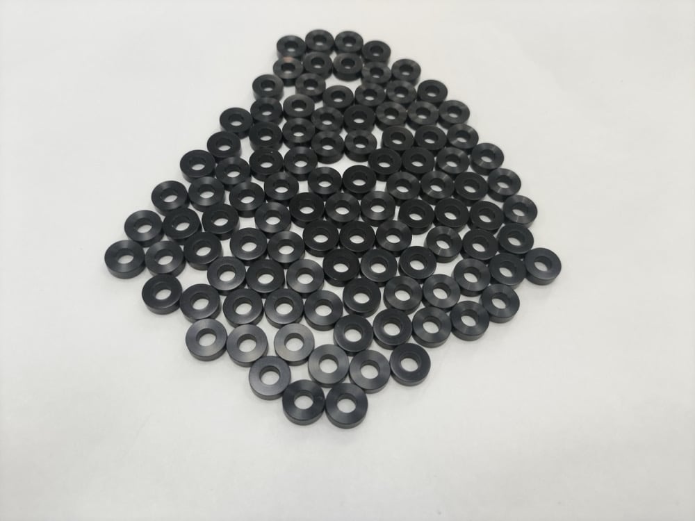 Image of Delrin 4 mm wide D bearing Blank