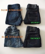 Image of Two Pair Levi's Dark Slim Straight Skinny Jeans