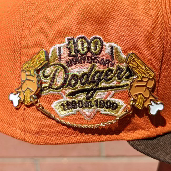 Fitted Fire x Crown Kingz ‘007 Collection’ Pin - The Dueling Golden Gun