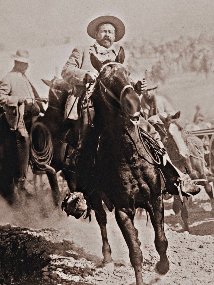 Image of Pancho Villa on Horseback (18x24 Poster)