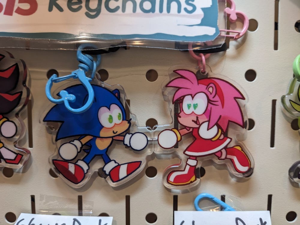 Sonic Ships Magnetic Keychains (PREORDER)