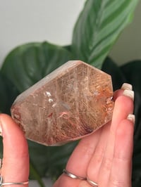 Image 3 of HIGH QUALITY RAINBOW RUTILE IN QUARTZ TOWER -BRAZIL-