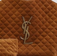 Image 2 of BROWN QUILT LOVE BAG