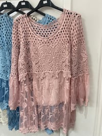 Image 2 of Crochet Detailed Lace Top 