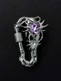 Image 1 of Vaelia's Heart - Carabiner