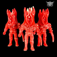 Image 1 of limited edition GID RADIOACTIVE MEAT MARBLE VAS DISSECTOR 