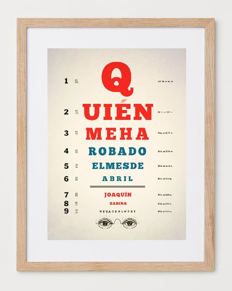 Image of Juaquin Sabína lámina.