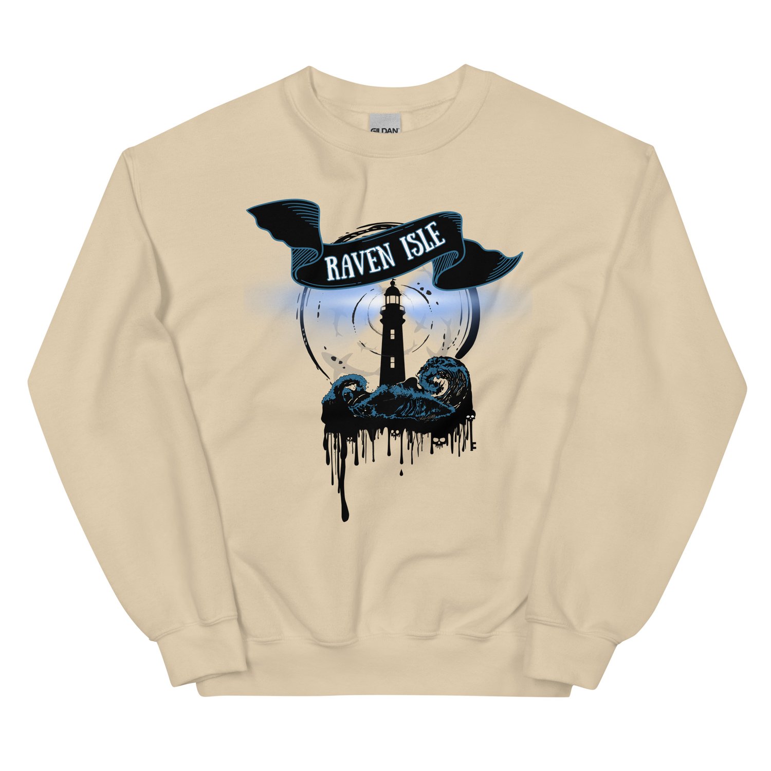 Image of Officially licensed does it hurt Raven Isle black Unisex Sweatshirt
