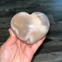 Image 1 of Madagascar Flower Agate Heart 