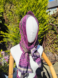 Image 4 of Milan Hareems/ Bloomer/ Balloon trousers with matching head scarf -dark pink upto 14 uk