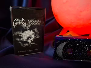 Image of Cosmic Mockery/Nocturnal Mischief "Entranced by a Stygian Moon"