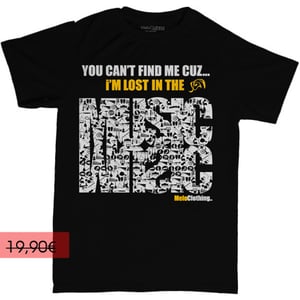 Image of LOST IN THE MUSIC - Noir - Homme (T-shirt)
