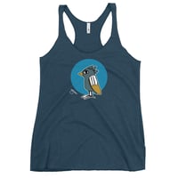 Image 2 of Women's Racerback Bird 3 (Blue)