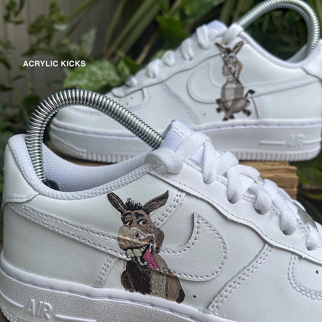 Nike AF1 - 1 of 1 Donkey From Shrek 