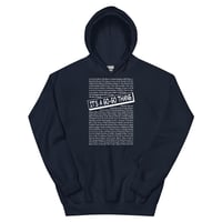 Image 3 of LOVE DC GOGO "IT'S A GOGO THANG" Dark Unisex Hoodie/White Text (see color options)