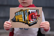 Image of School Bus Sketch Book
