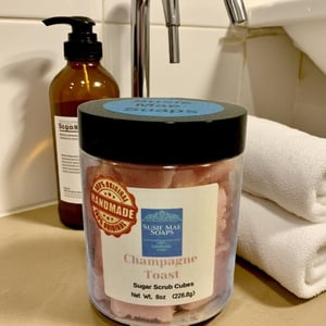 Image of Champagne Toast Sugar Scrub Cubes