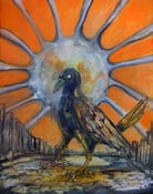 Image of Orange Sun Crow