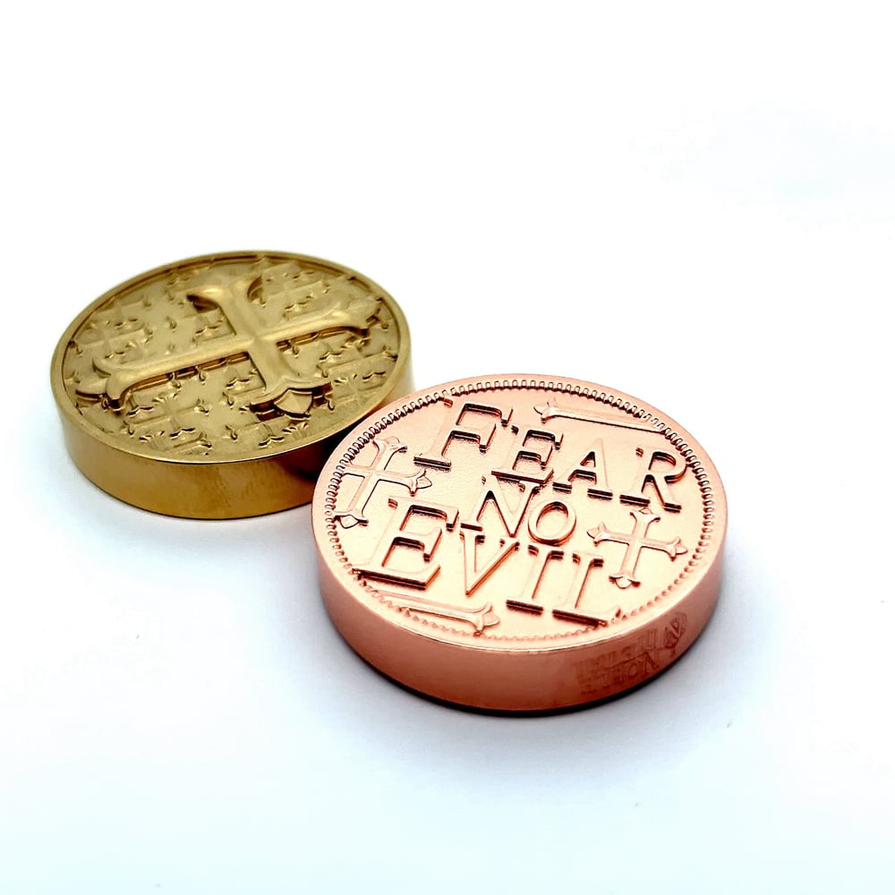 Image of Fear No Evil Coin - Copper