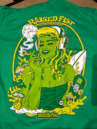 Image 1 of SeedleSs x Raised Fist Collab Tee (Green)