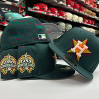 Image 1 of New Era 59Fifty Dark Green Orange 86’ ASG OG Wool Pack
