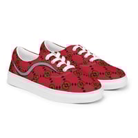 Image 11 of Women's Drip Steppers lace-up canvas shoes