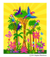Example Print - 'The Amazon Rainforest'
