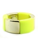 Image of Neon Stretch Resin Chunky Bracelet