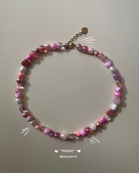 Handmade Bead Necklace- “Peony”